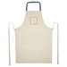 Grembiule in cotone riciclato da 200 g/m² Nia-Schizzi dello stand3