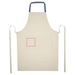 Grembiule in cotone riciclato da 200 g/m² Nia-Schizzi dello stand2