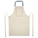 Grembiule in cotone riciclato da 200 g/m² Nia-Schizzi dello stand7
