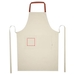 Grembiule in cotone riciclato da 200 g/m² Nia-Schizzi dello stand2