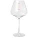 Set da 2 bicchieri da vino in vetro Rosso-Schizzi dello stand1