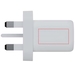 Xtorm XEC035 GaN² Ultra 35 W Wandladegerät mit UK-Stecker-Standskizze2