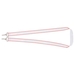 Leia Sublimation RPET-Lanyard mit 2 Metallhaken-Standskizze3