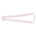 Leia Sublimation RPET-Lanyard mit 2 Metallhaken-Standskizze4