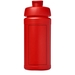 Bouteille de sport Baseline Rise de 500 ml recyclée avec couvercle rabattable-Croquis verticaux1