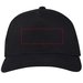Cappellino in tessuto riciclato Aware™ a 5 pannelli Onyx-Schizzi dello stand3