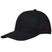 Cappellino in tessuto riciclato Aware™ a 5 pannelli Onyx-Schizzi dello stand8