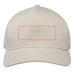Casquette recyclée Onyx Aware™ 5 panneaux-Croquis verticaux4