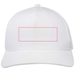 Casquette recyclée Onyx Aware™ 5 panneaux-Croquis verticaux5