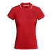Tamil Sport Poloshirt für Damen-Standskizze2
