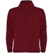 Veste en polaire entièrement zippée Luciane pour homme-Croquis verticaux1