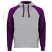 Badet zweifarbiger Kapuzenpullover Unisex-Standskizze1