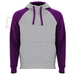 Badet zweifarbiger Kapuzenpullover Unisex-Standskizze4