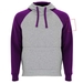 Badet zweifarbiger Kapuzenpullover Unisex-Standskizze5