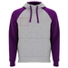 Badet zweifarbiger Kapuzenpullover Unisex-Standskizze14