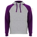 Badet zweifarbiger Kapuzenpullover Unisex-Standskizze13