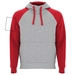 Badet zweifarbiger Kapuzenpullover Unisex-Standskizze10