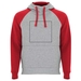 Badet zweifarbiger Kapuzenpullover Unisex-Standskizze19