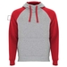 Badet zweifarbiger Kapuzenpullover Unisex-Standskizze7