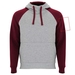 Badet zweifarbiger Kapuzenpullover Unisex-Standskizze11
