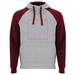 Badet zweifarbiger Kapuzenpullover Unisex-Standskizze7