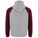 Badet zweifarbiger Kapuzenpullover Unisex-Standskizze4