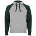 Badet zweifarbiger Kapuzenpullover Unisex-Standskizze6