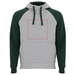 Badet zweifarbiger Kapuzenpullover Unisex-Standskizze8