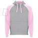 Badet zweifarbiger Kapuzenpullover Unisex-Standskizze8