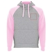 Badet zweifarbiger Kapuzenpullover Unisex-Standskizze17