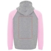 Badet zweifarbiger Kapuzenpullover Unisex-Standskizze1