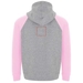 Badet zweifarbiger Kapuzenpullover Unisex-Standskizze5