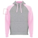 Badet zweifarbiger Kapuzenpullover Unisex-Standskizze18