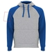 Badet zweifarbiger Kapuzenpullover Unisex-Standskizze9