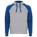 Badet zweifarbiger Kapuzenpullover Unisex-Standskizze6