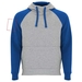 Badet zweifarbiger Kapuzenpullover Unisex-Standskizze16