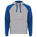 Badet zweifarbiger Kapuzenpullover Unisex-Standskizze14