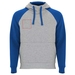 Badet zweifarbiger Kapuzenpullover Unisex-Standskizze10