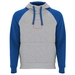 Badet zweifarbiger Kapuzenpullover Unisex-Standskizze12
