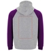 Badet zweifarbiger Kapuzenpullover Unisex-Standskizze2