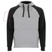 Badet zweifarbiger Kapuzenpullover Unisex-Standskizze4