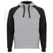 Badet zweifarbiger Kapuzenpullover Unisex-Standskizze7