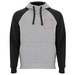 Badet zweifarbiger Kapuzenpullover Unisex-Standskizze11