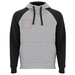 Badet zweifarbiger Kapuzenpullover Unisex-Standskizze17