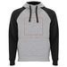 Badet zweifarbiger Kapuzenpullover Unisex-Standskizze5