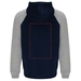 Badet zweifarbiger Kapuzenpullover Unisex-Standskizze5