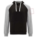 Badet zweifarbiger Kapuzenpullover Unisex-Standskizze7