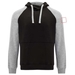 Badet zweifarbiger Kapuzenpullover Unisex-Standskizze12