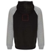 Badet zweifarbiger Kapuzenpullover Unisex-Standskizze2
