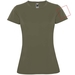 T-shirt sportiva a maniche corte da donna Montecarlo-Schizzi dello stand15